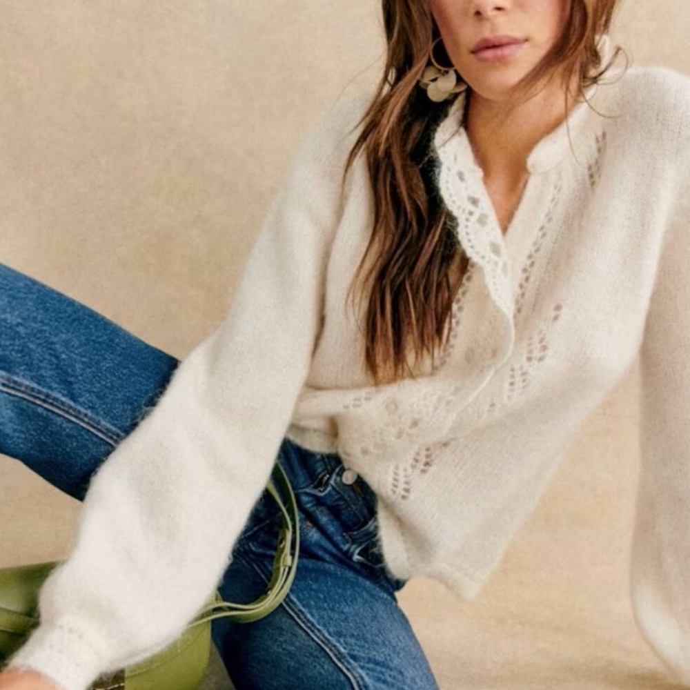 NOT FOR SALEš¤LIKE NEW SEZANE Angie Cardigan Size XXSš¤ - Picture 2 of 8
